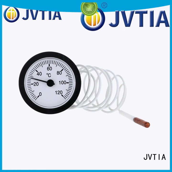 JVTIA easy to use dial thermometer with probe for temperature measurement and control