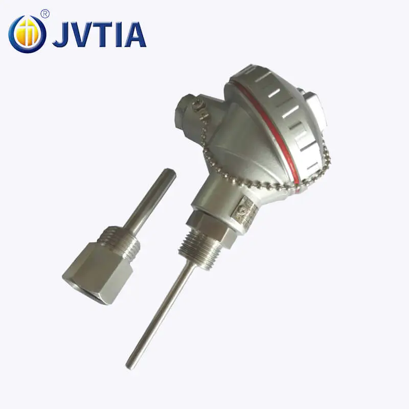 WZP-231 PT100 RTD 6mm Probe Customized Length Thermal Resistance With Thermowell