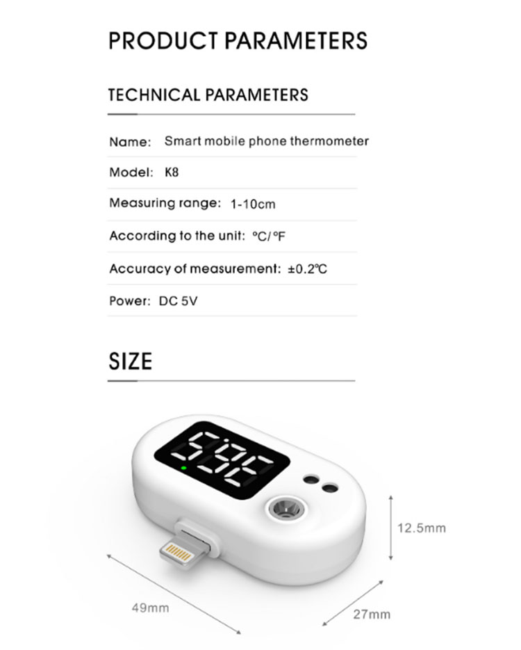 JVTIA high quality Thermometer wholesale for temperature measurement and control-7