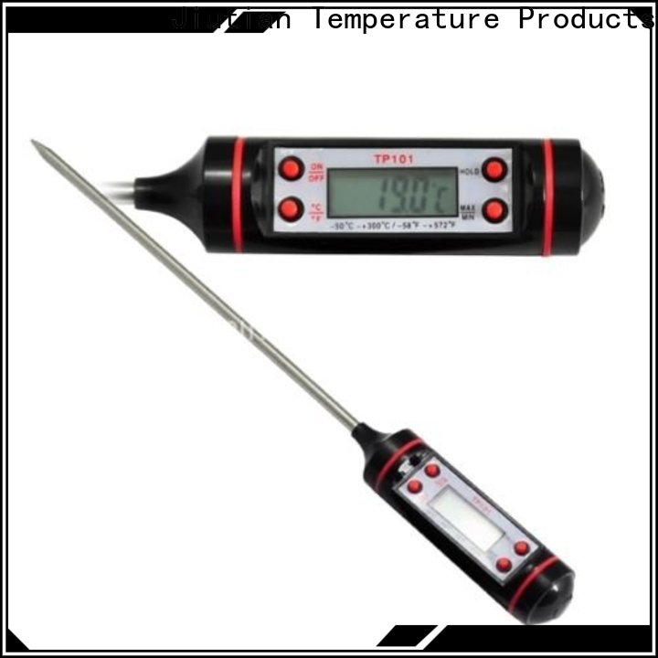 Custom dial probe thermometer for temperature measurement and control