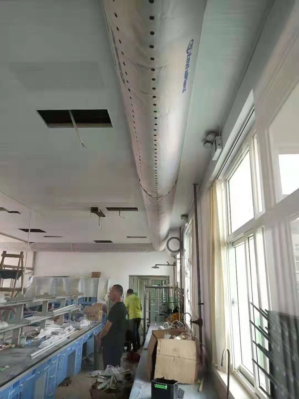 Fabric Air Duct for HVAC Air Ventilation System