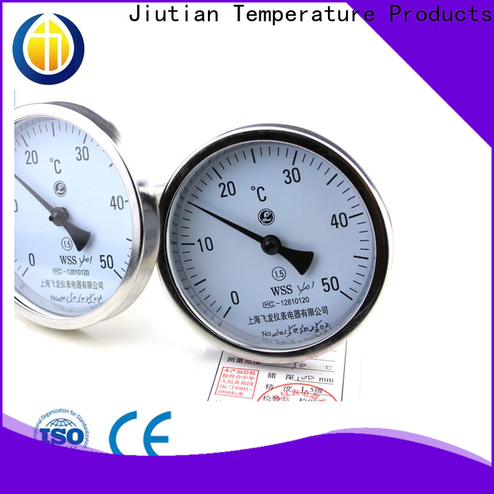 JVTIA easy to use bimetal thermometer manufacturer for temperature measurement and control
