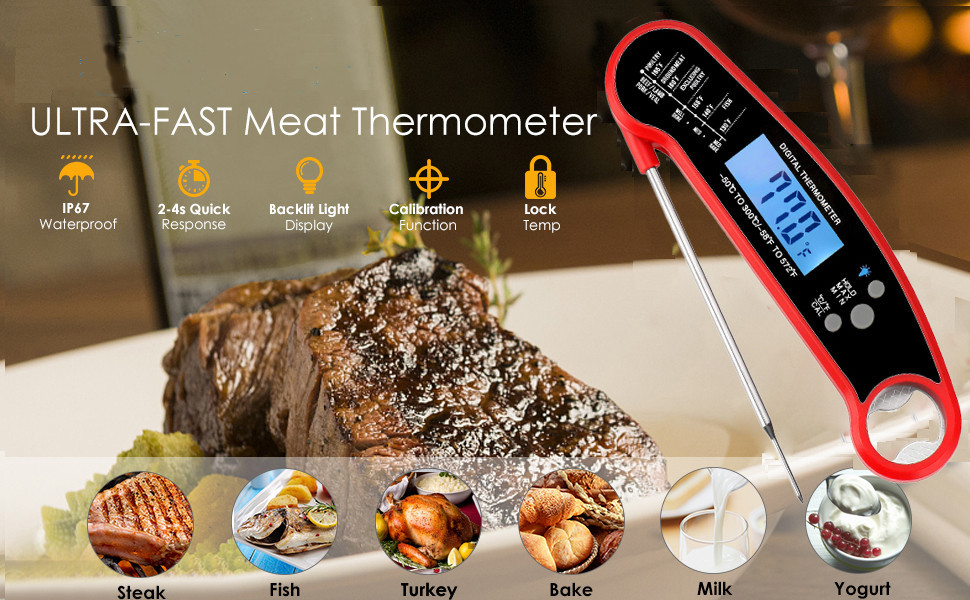 dial probe thermometer for manufacturer for temperature measurement and control